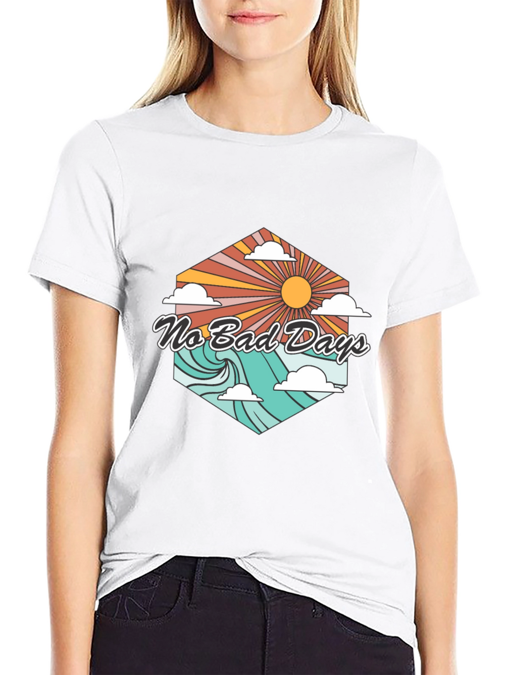 No Bad Days T-Shirt - Retro Summer Vibe