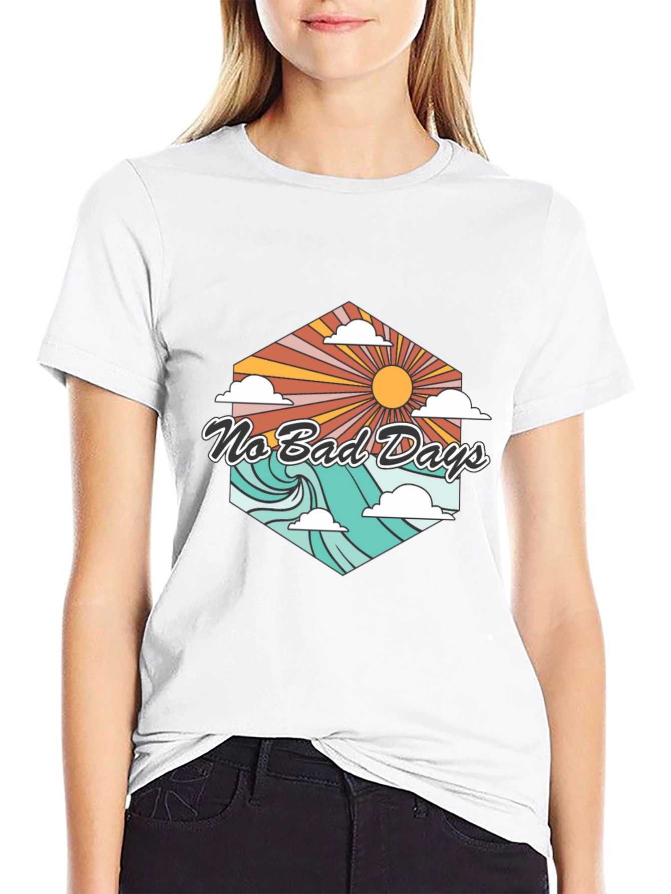 No Bad Days T-Shirt - Retro Summer Vibe