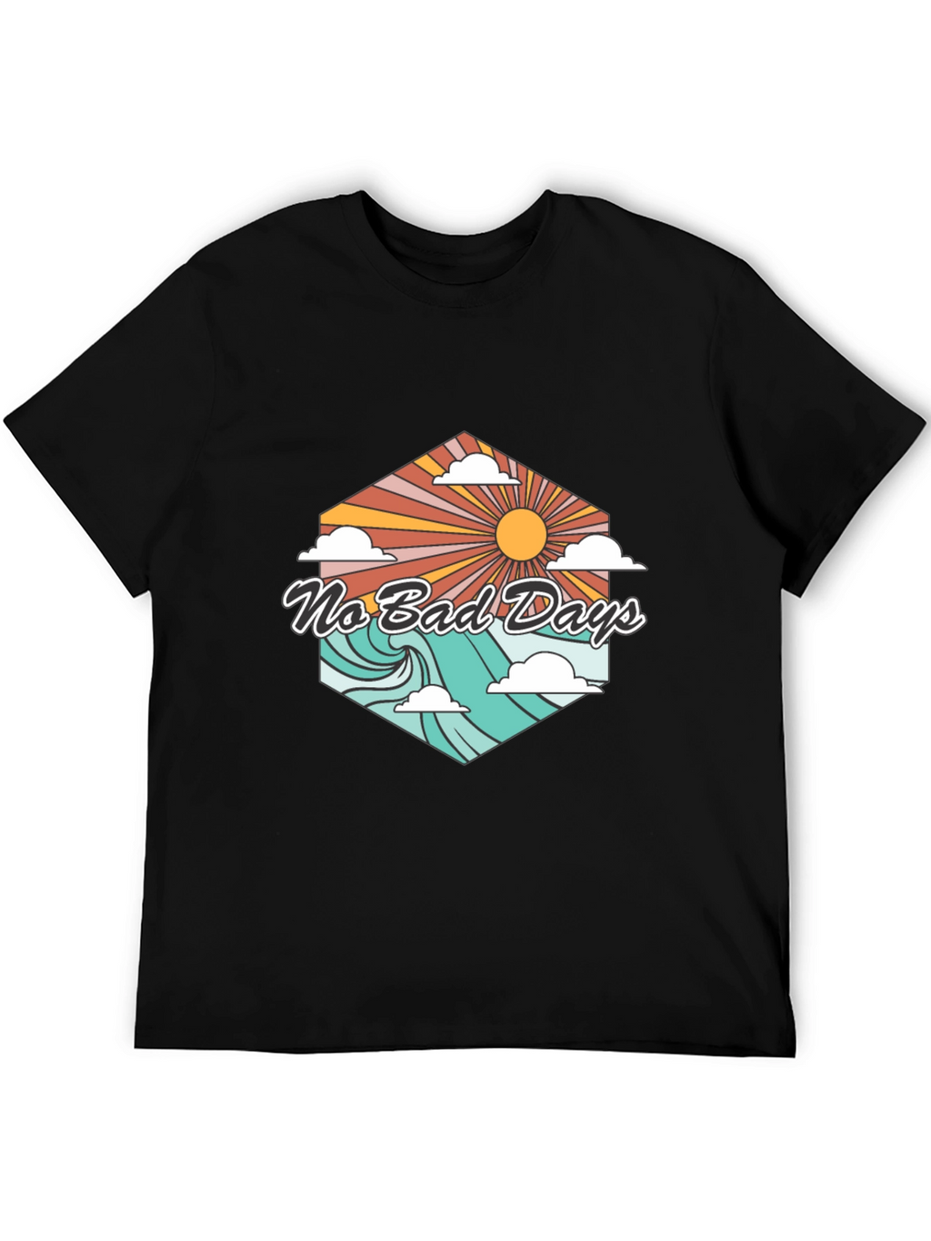 No Bad Days T-Shirt - Retro Summer Vibe
