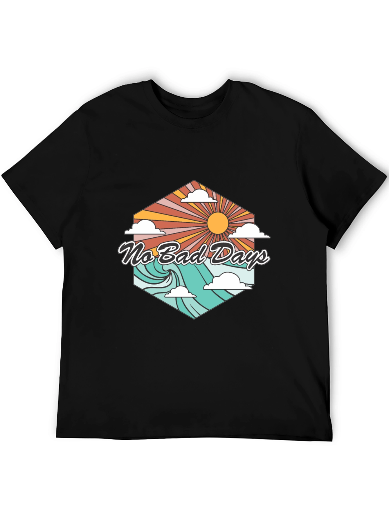 No Bad Days T-Shirt - Retro Summer Vibe
