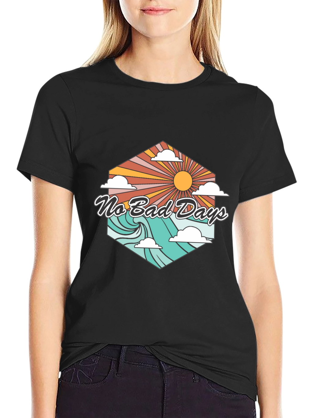No Bad Days T-Shirt - Retro Summer Vibe