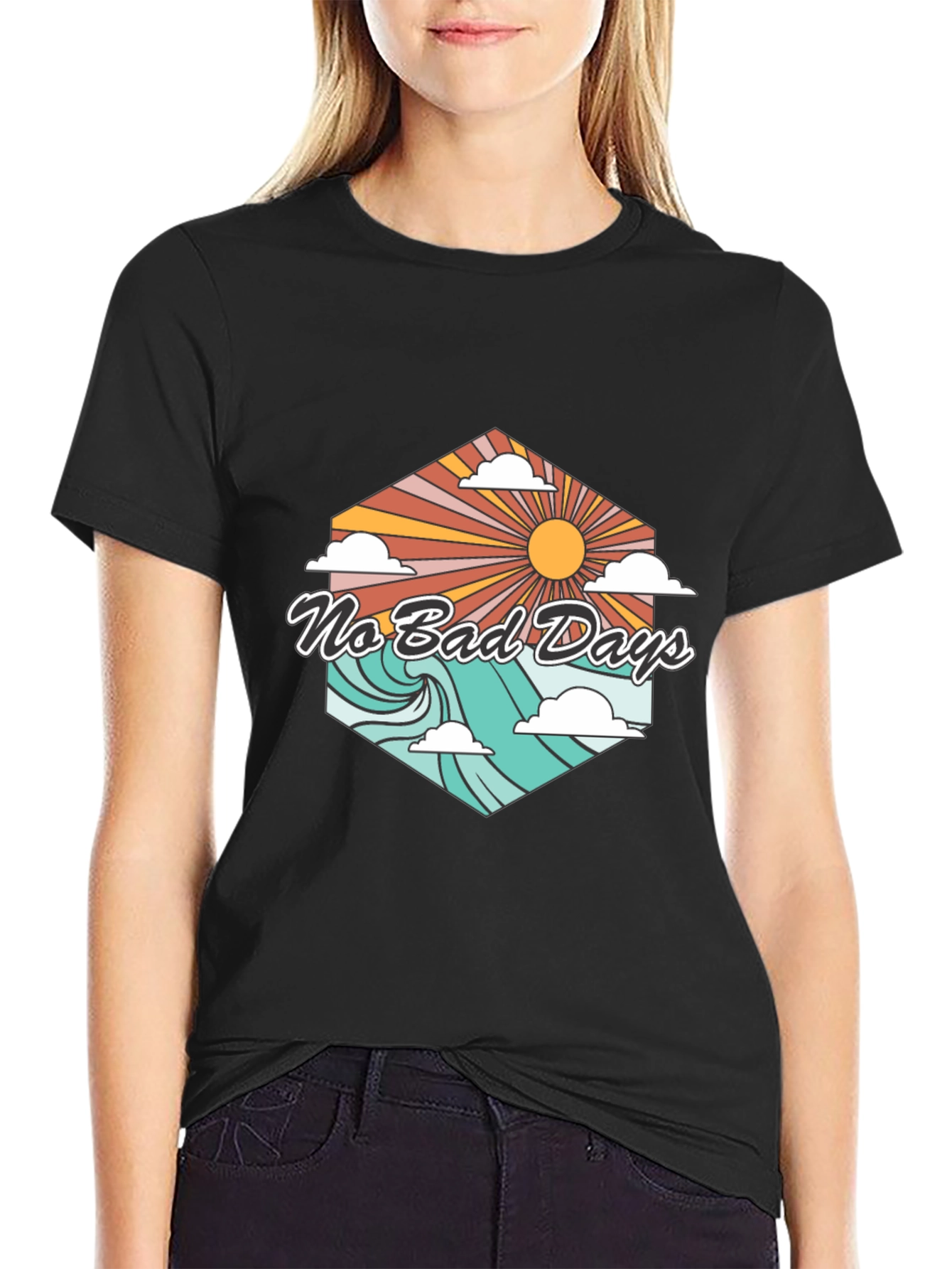 No Bad Days T-Shirt - Retro Summer Vibe
