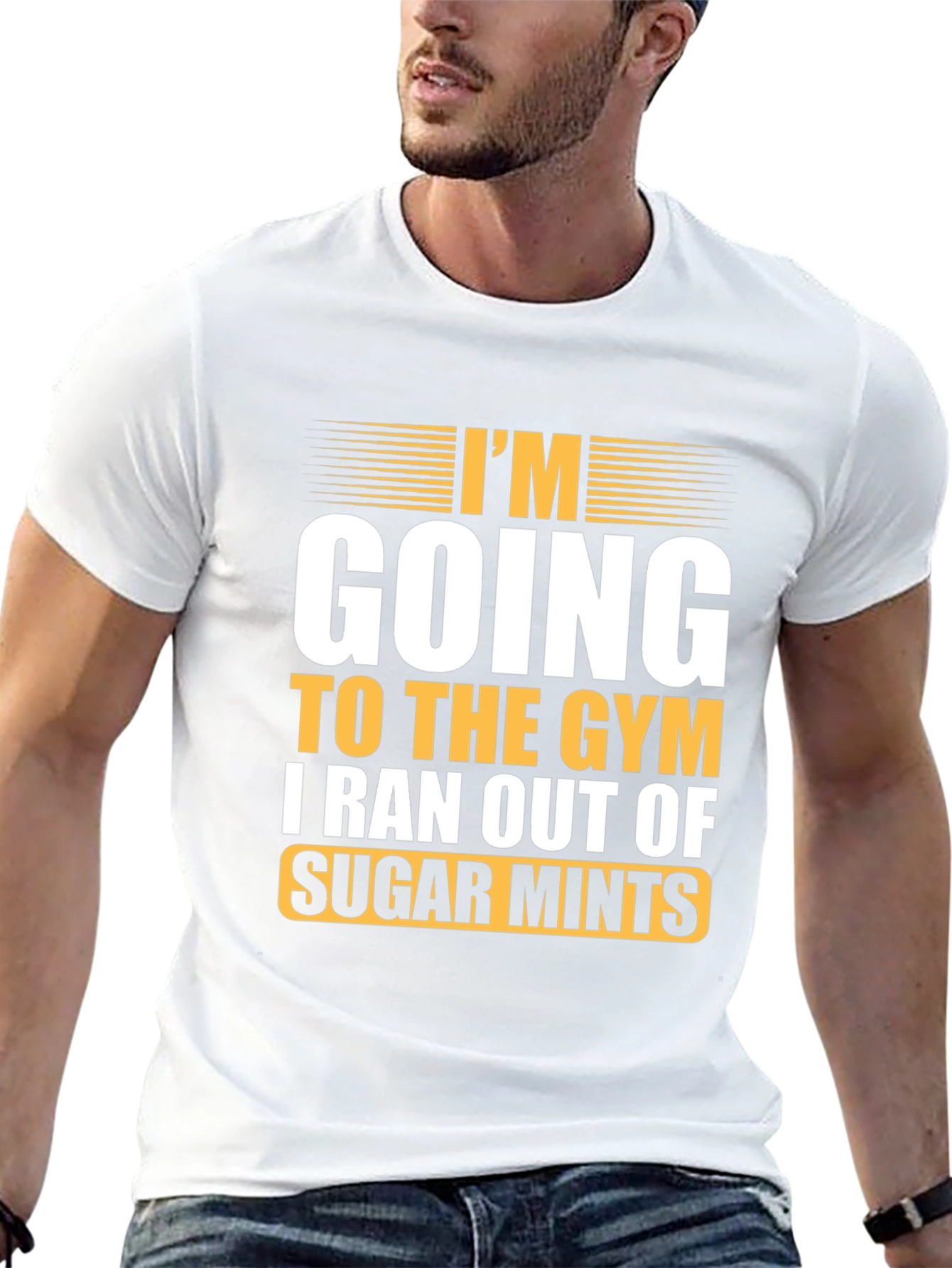 Funny Gym T-Shirt: I Ran Out of Sugar Mints