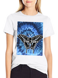 True Vibez Butterfly Tie-Dye Graphic Tee