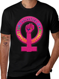 Equality Feminist Fist Black T-Shirt
