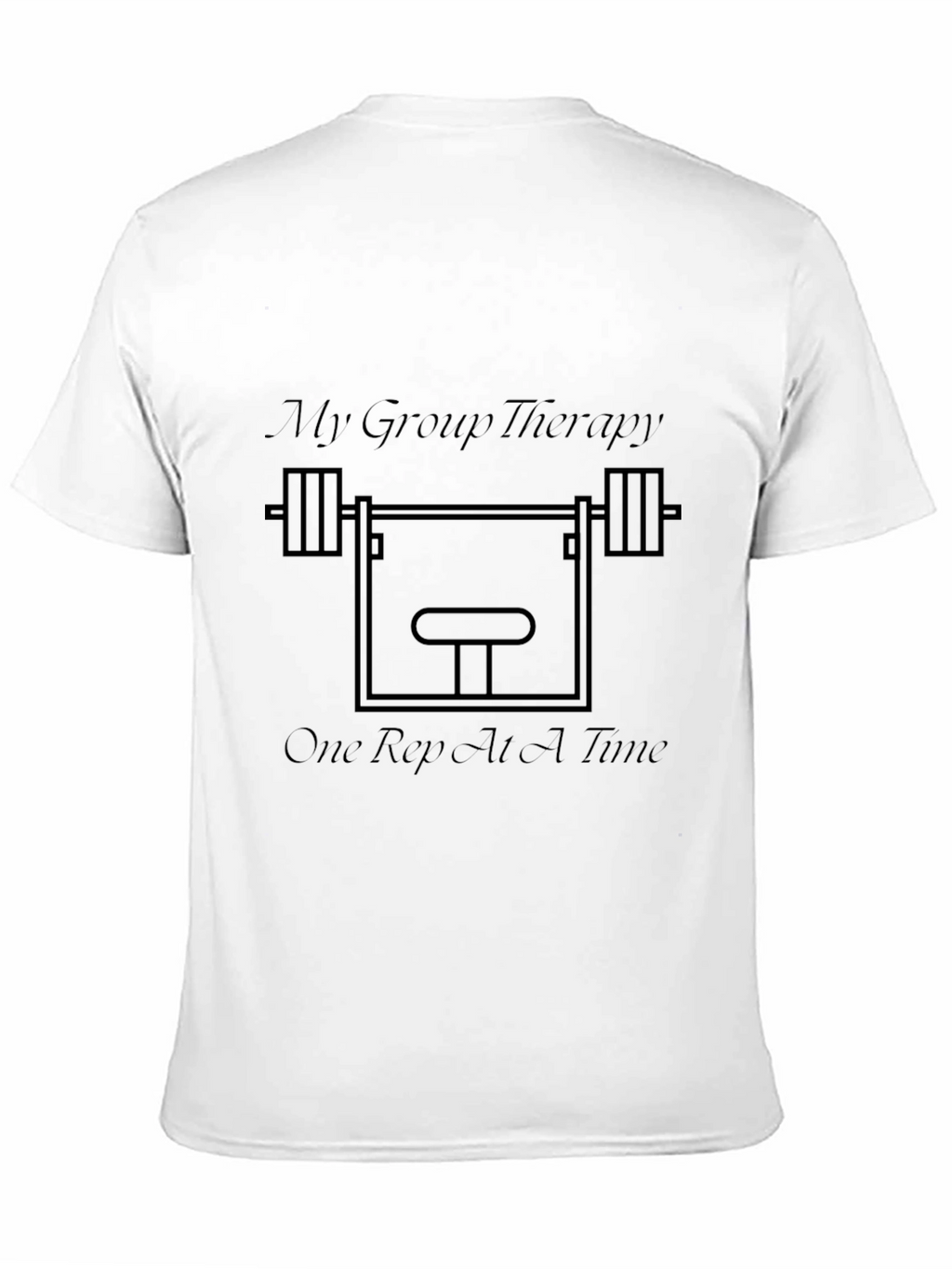 My Group Therapy Weightlifting Black T-Shirt