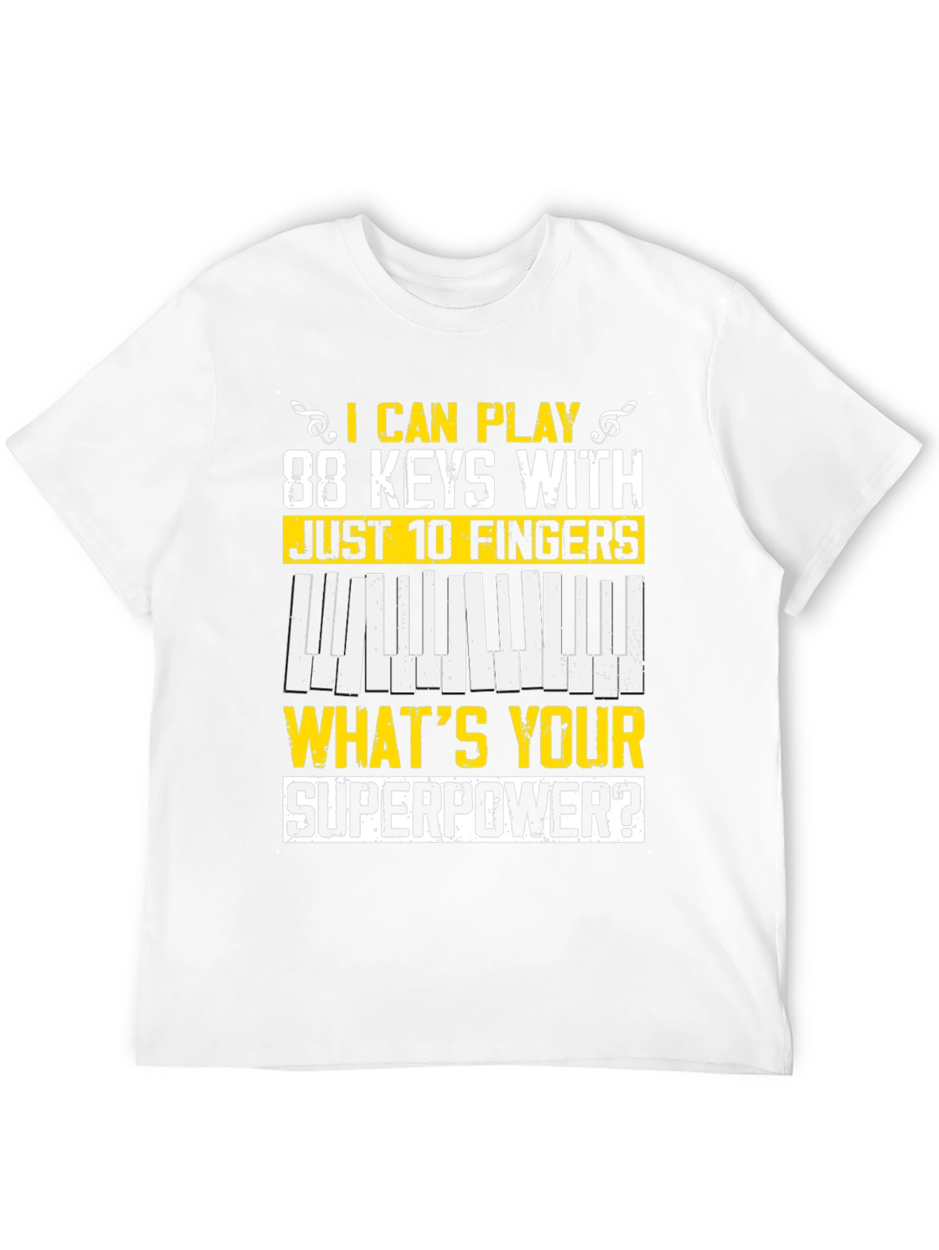 88 Keys Superpower Tee - Musician T-Shirt