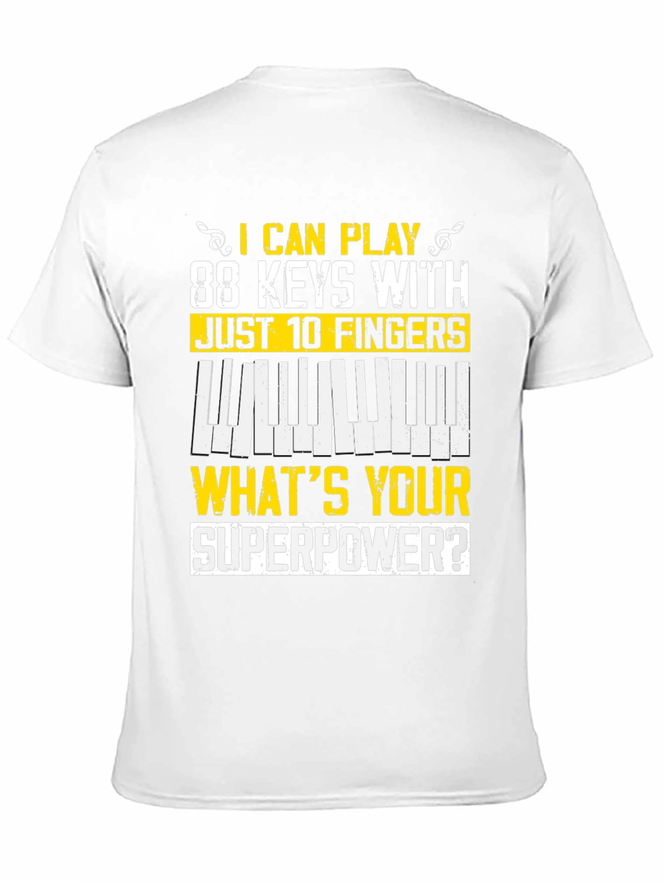 88 Keys Superpower Tee - Musician T-Shirt