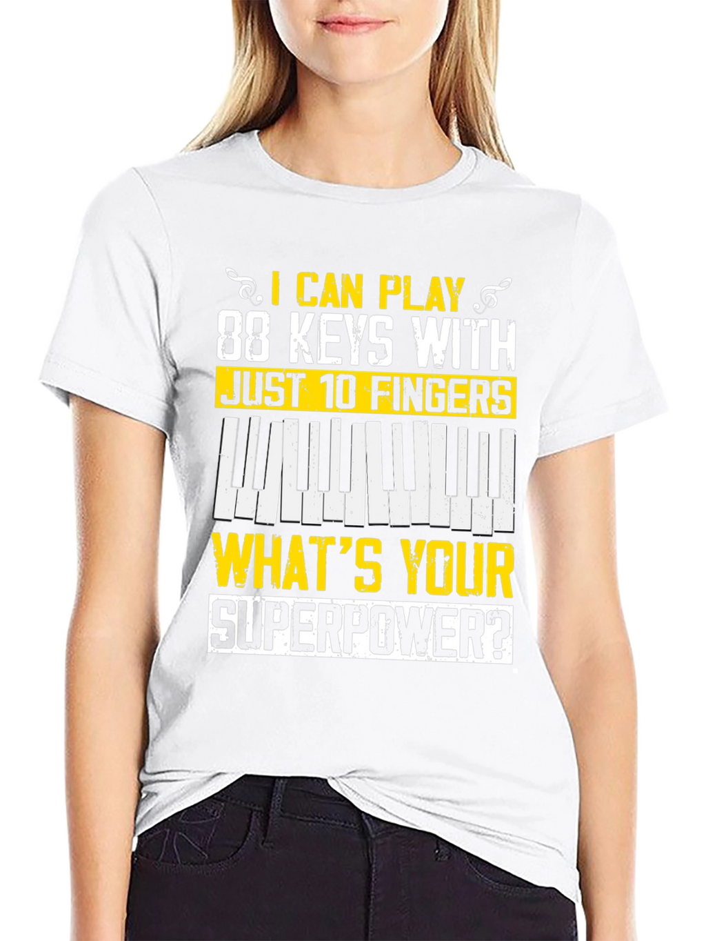 88 Keys Superpower Tee - Musician T-Shirt