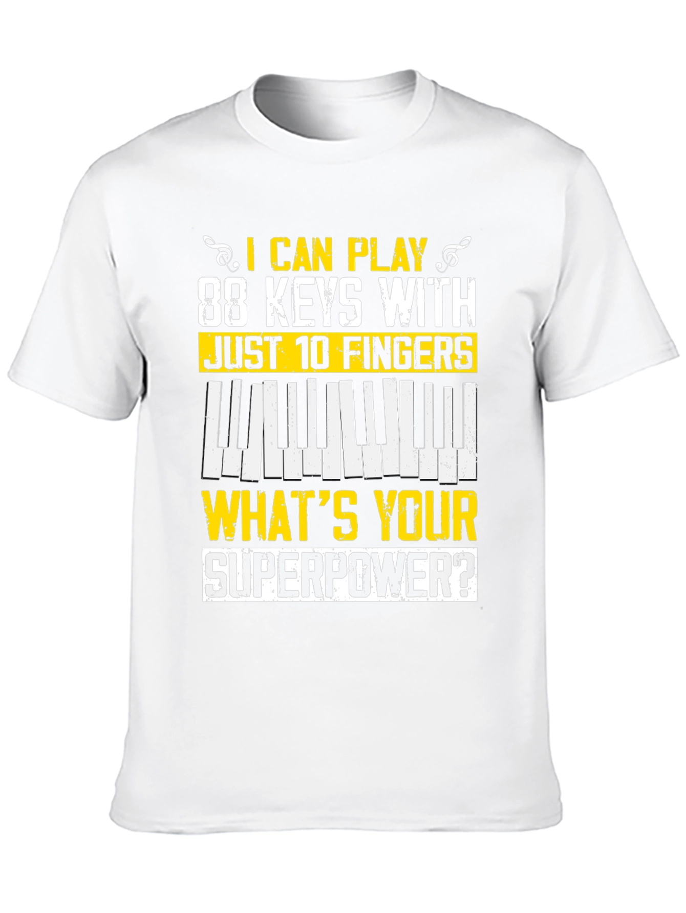 88 Keys Superpower Tee - Musician T-Shirt