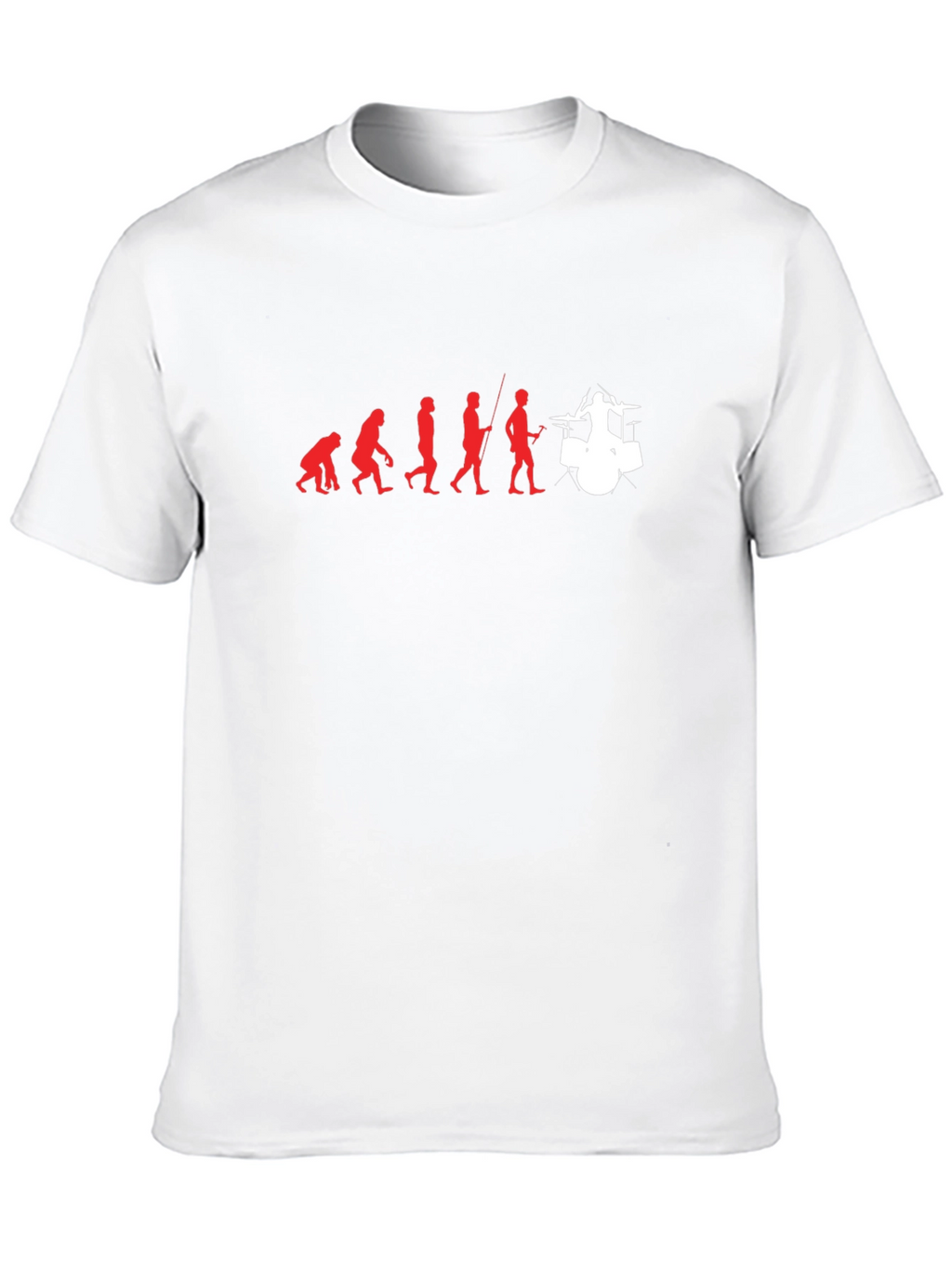Drummer Evolution Graphic T-Shirt