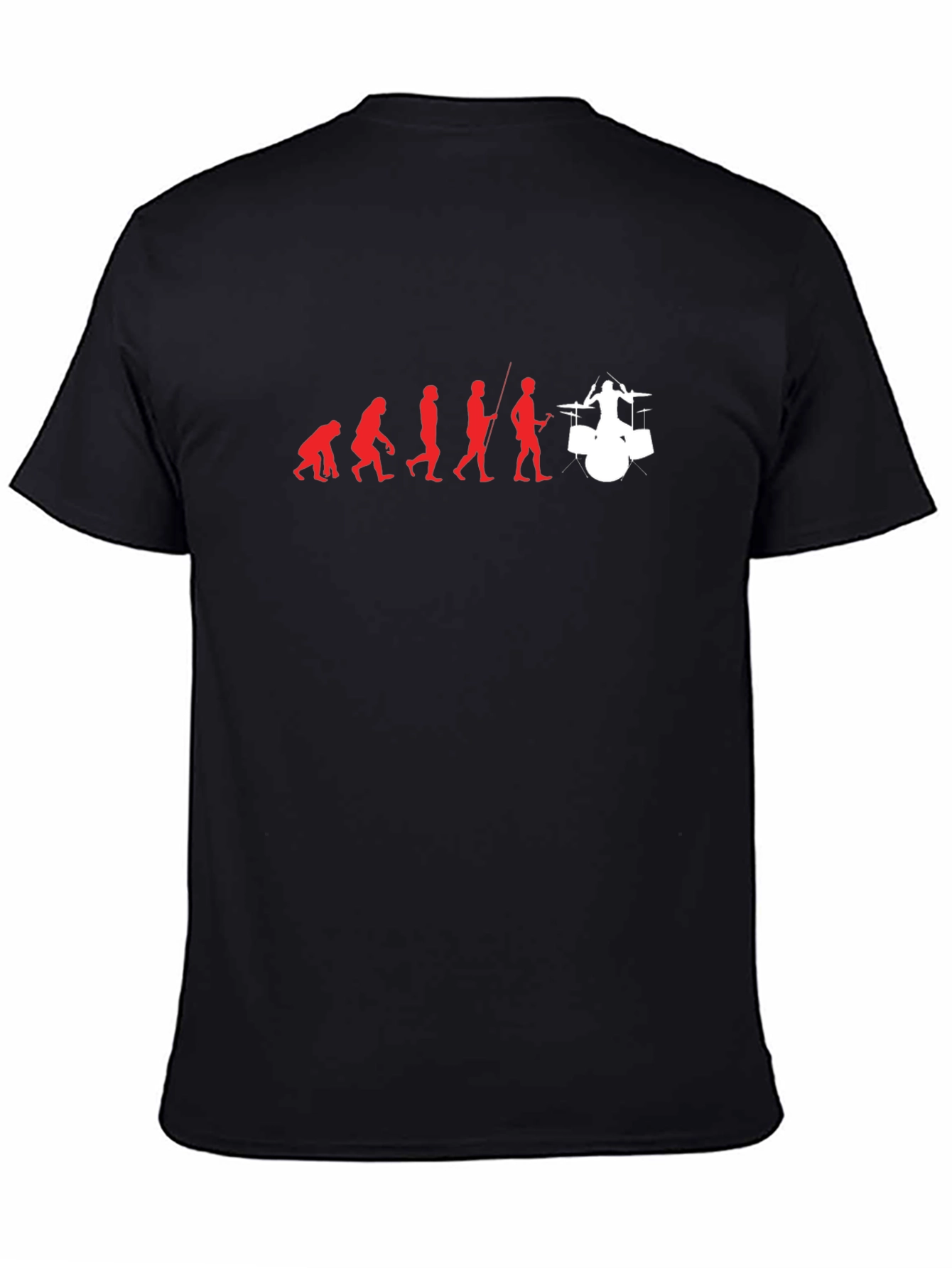 Drummer Evolution Graphic T-Shirt