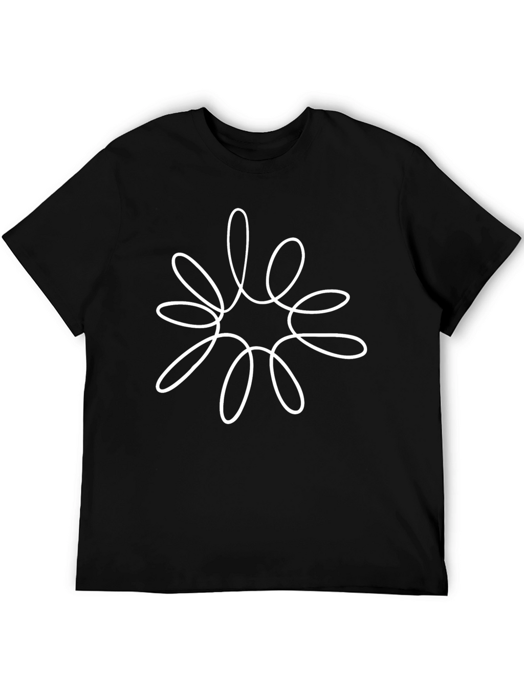 Abstract Line Art T-Shirt - Modern Graphic Tee