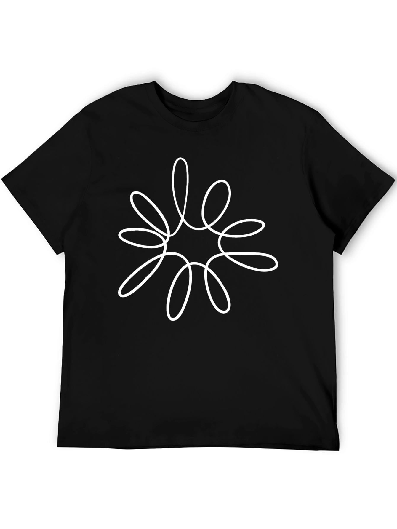 Abstract Line Art T-Shirt - Modern Graphic Tee