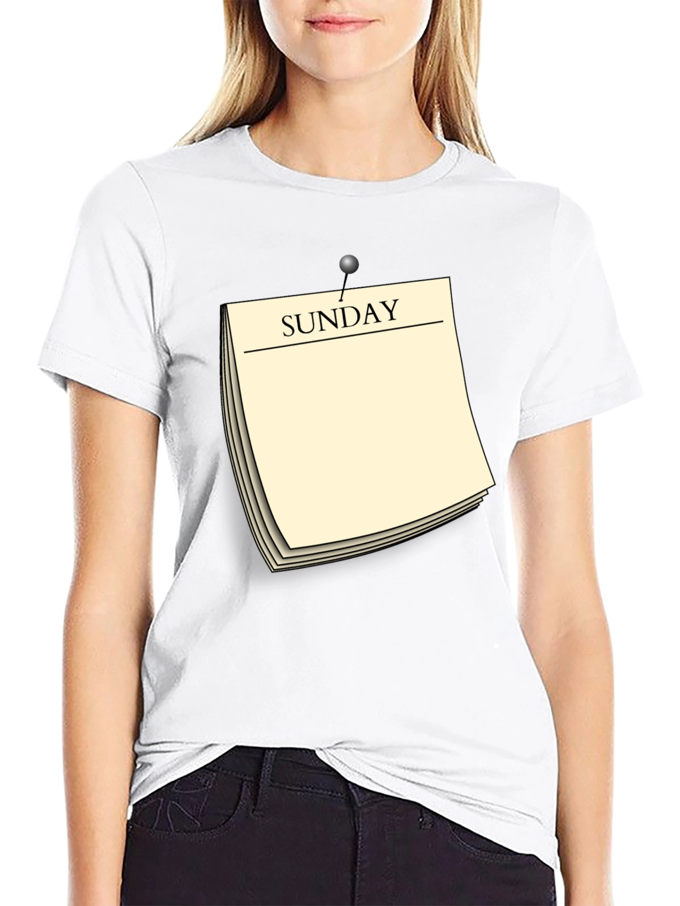 Sunday Reminder Novelty Graphic T-Shirt