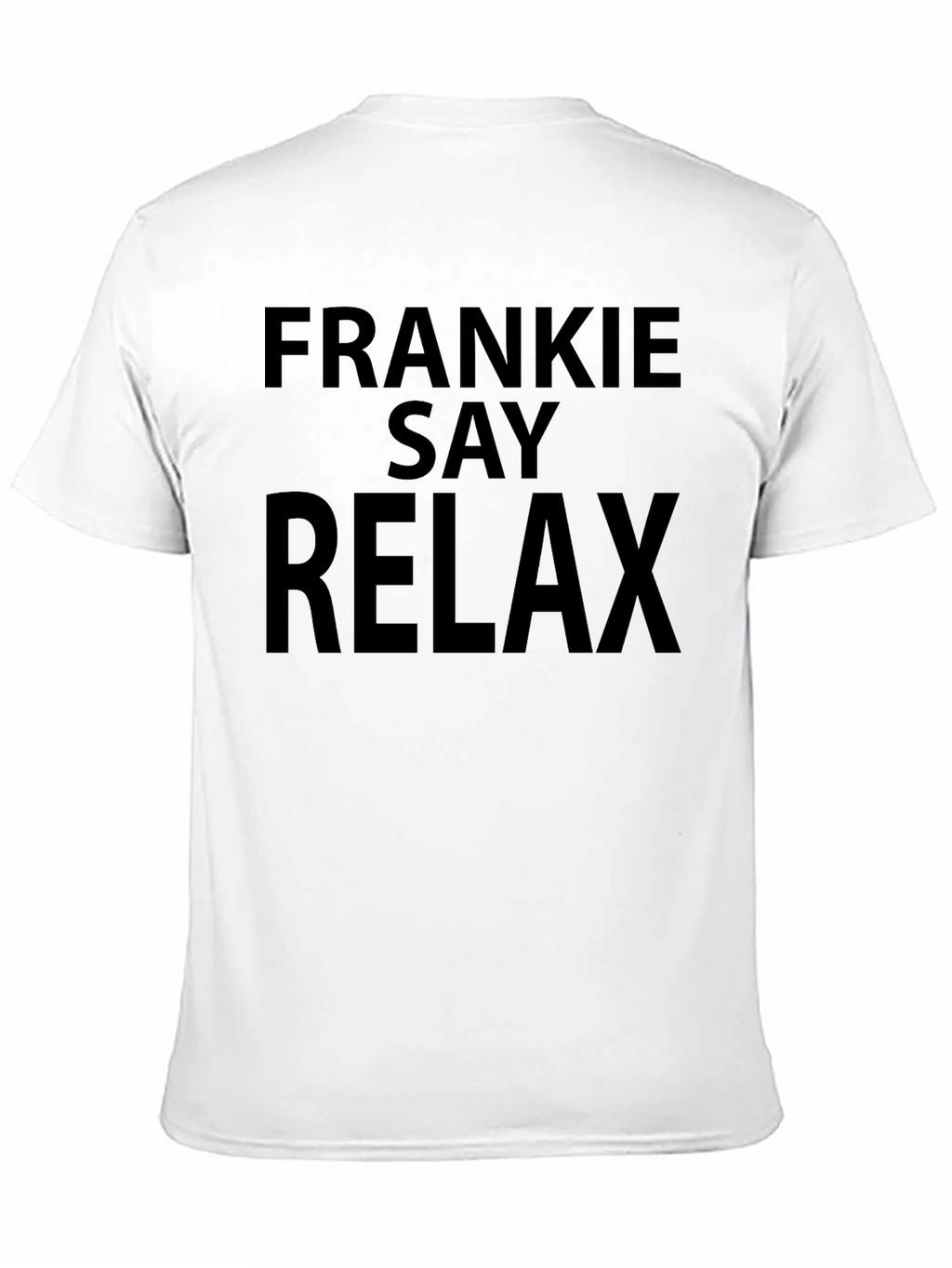Frankie Say Relax Black Graphic Tee