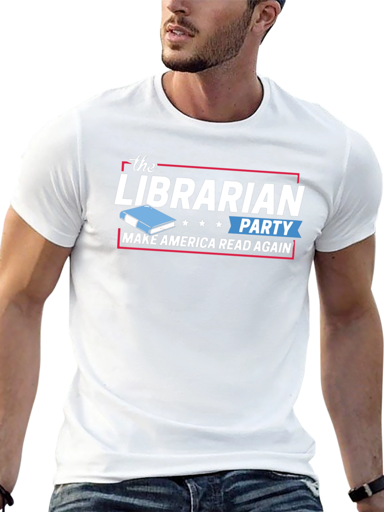 The Librarian Party T-Shirt - Make America Read Again