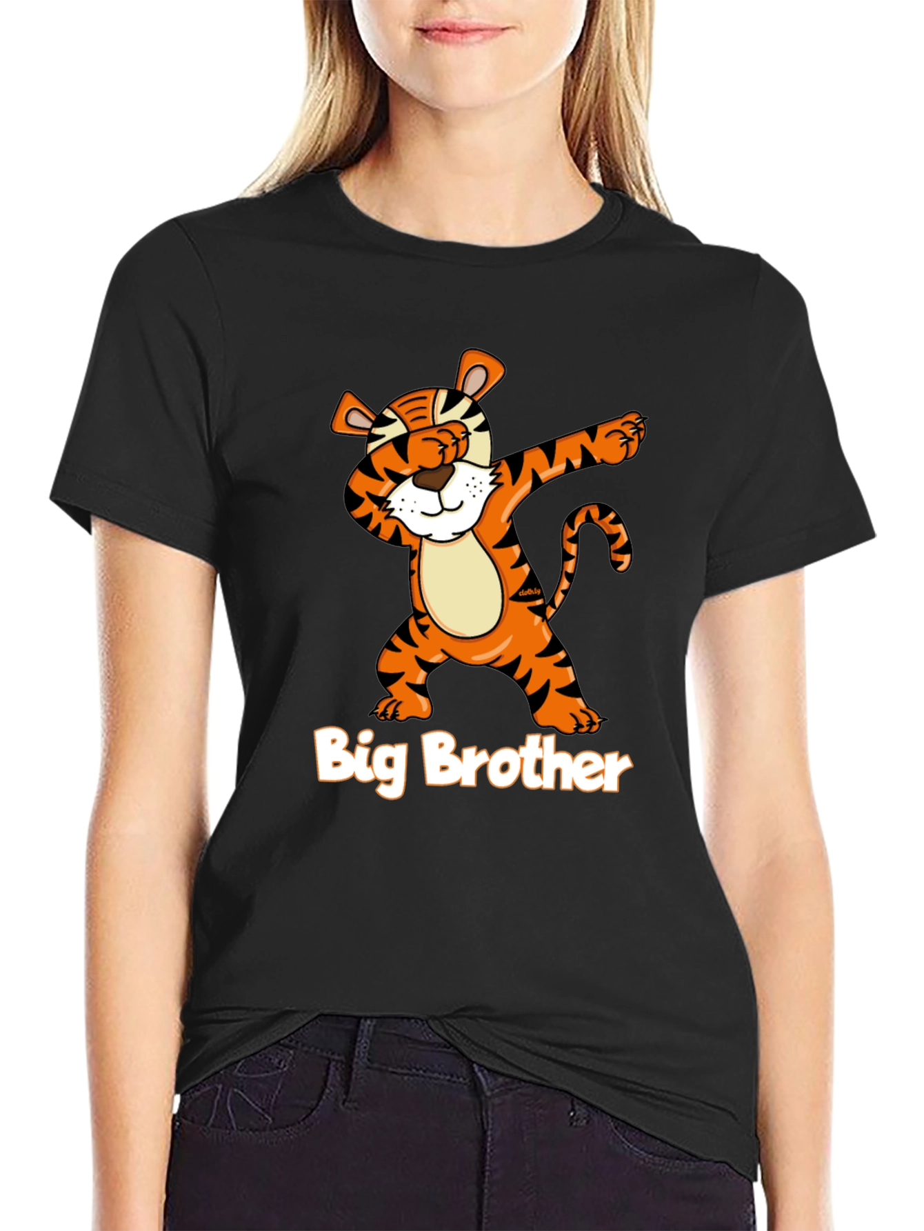 Big Brother Tiger Dab Graphic T-Shirt