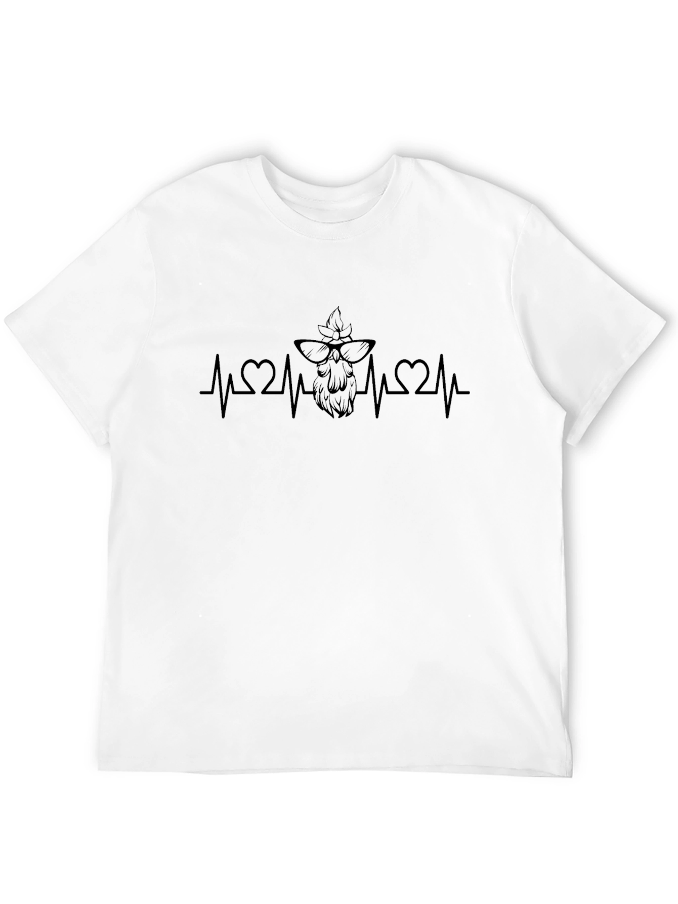 Cool Rooster Heartbeat T-Shirt