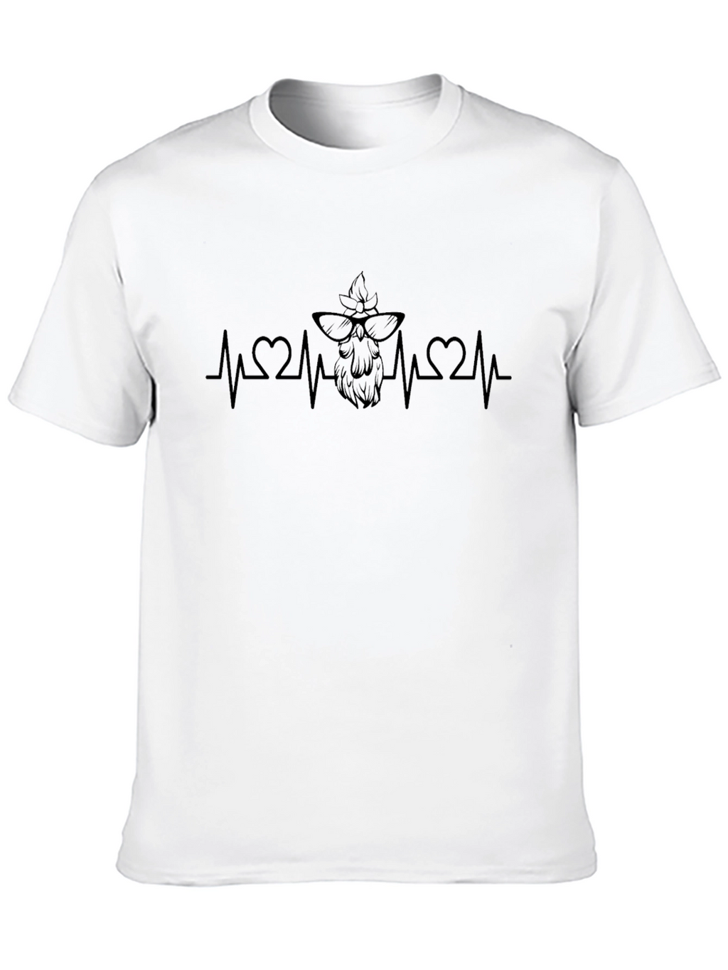 Cool Rooster Heartbeat T-Shirt