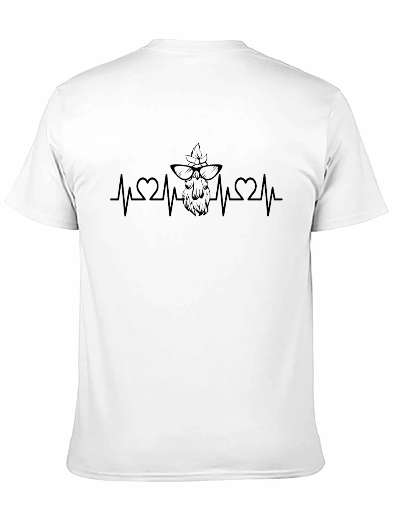 Cool Rooster Heartbeat T-Shirt