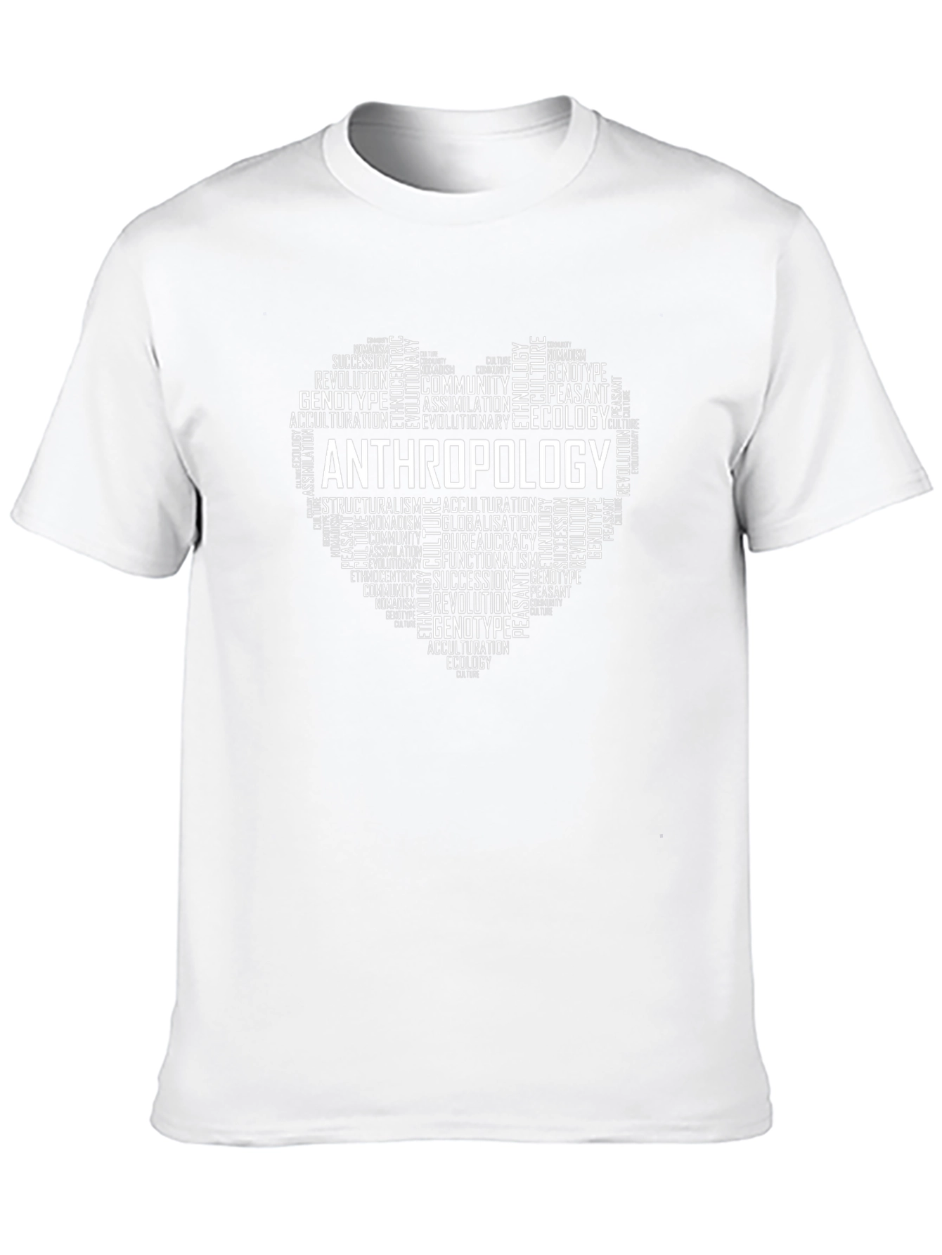 Anthropology Heart Word Art T-Shirt