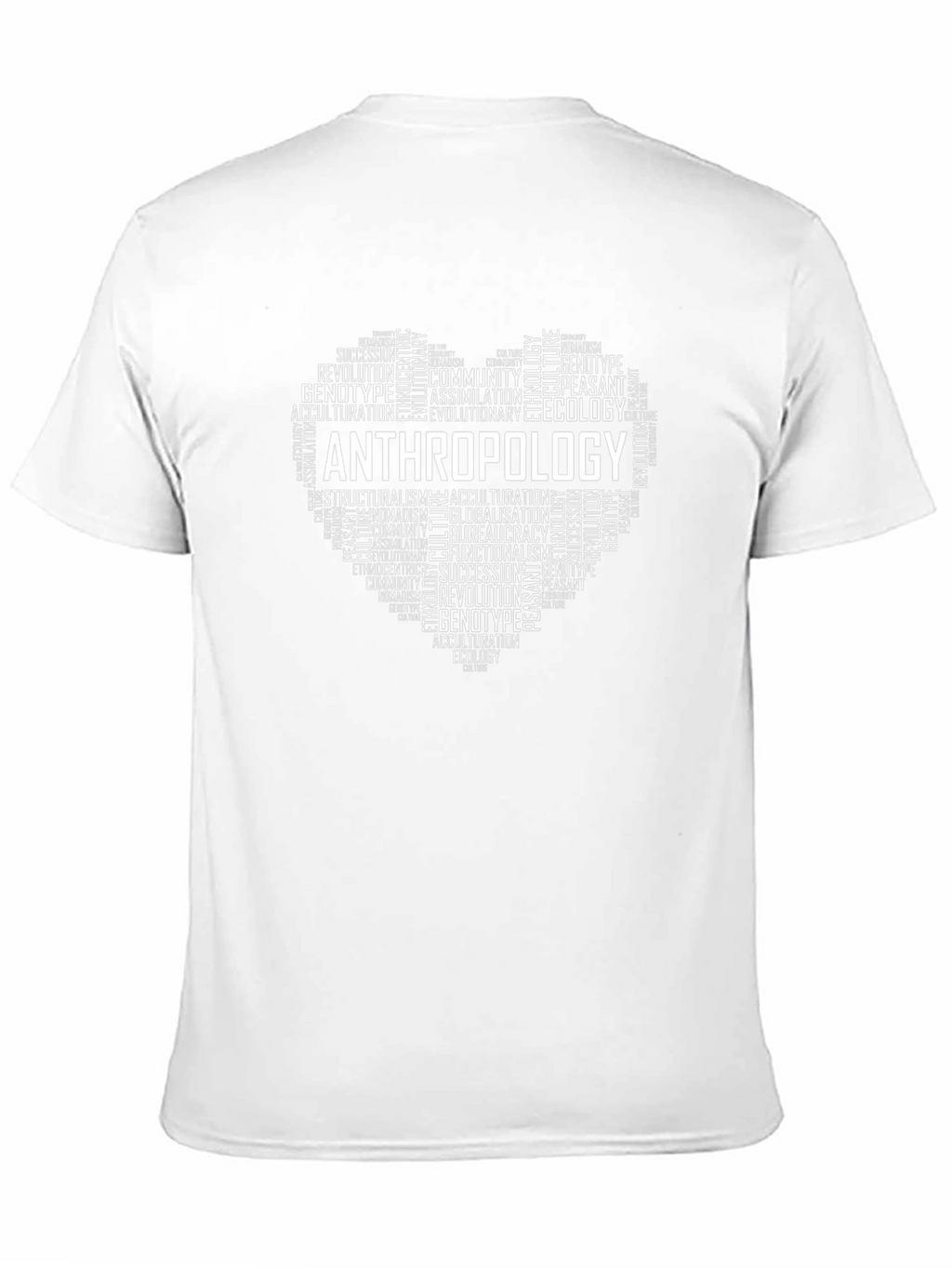Anthropology Heart Word Art T-Shirt