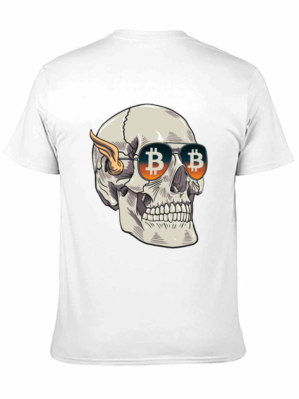 Bitcoin Skull Tee