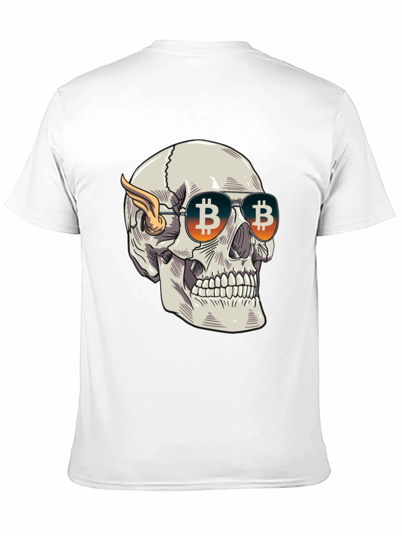 Bitcoin Skull Tee