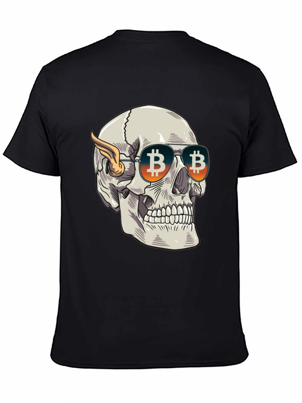 Bitcoin Skull Tee