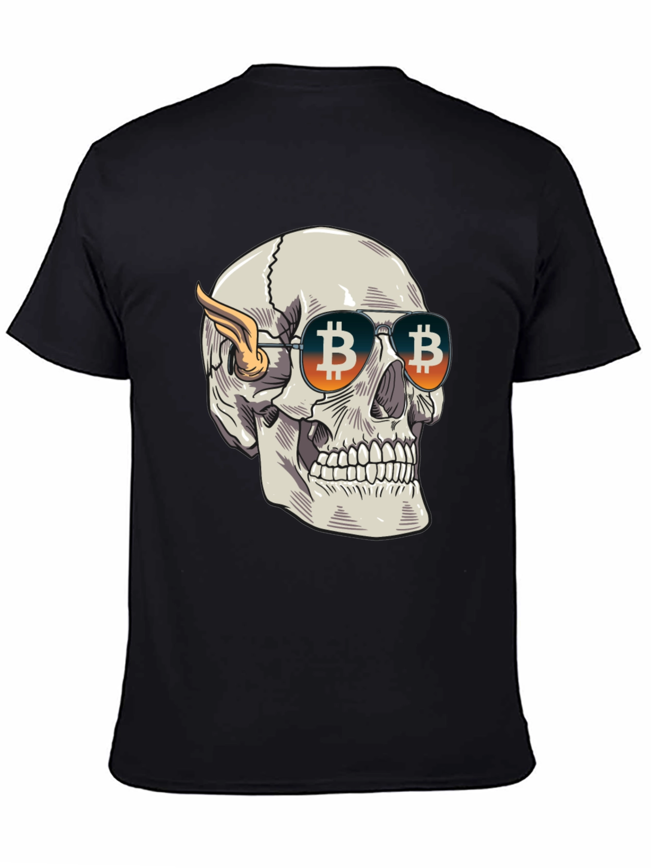 Bitcoin Skull Tee