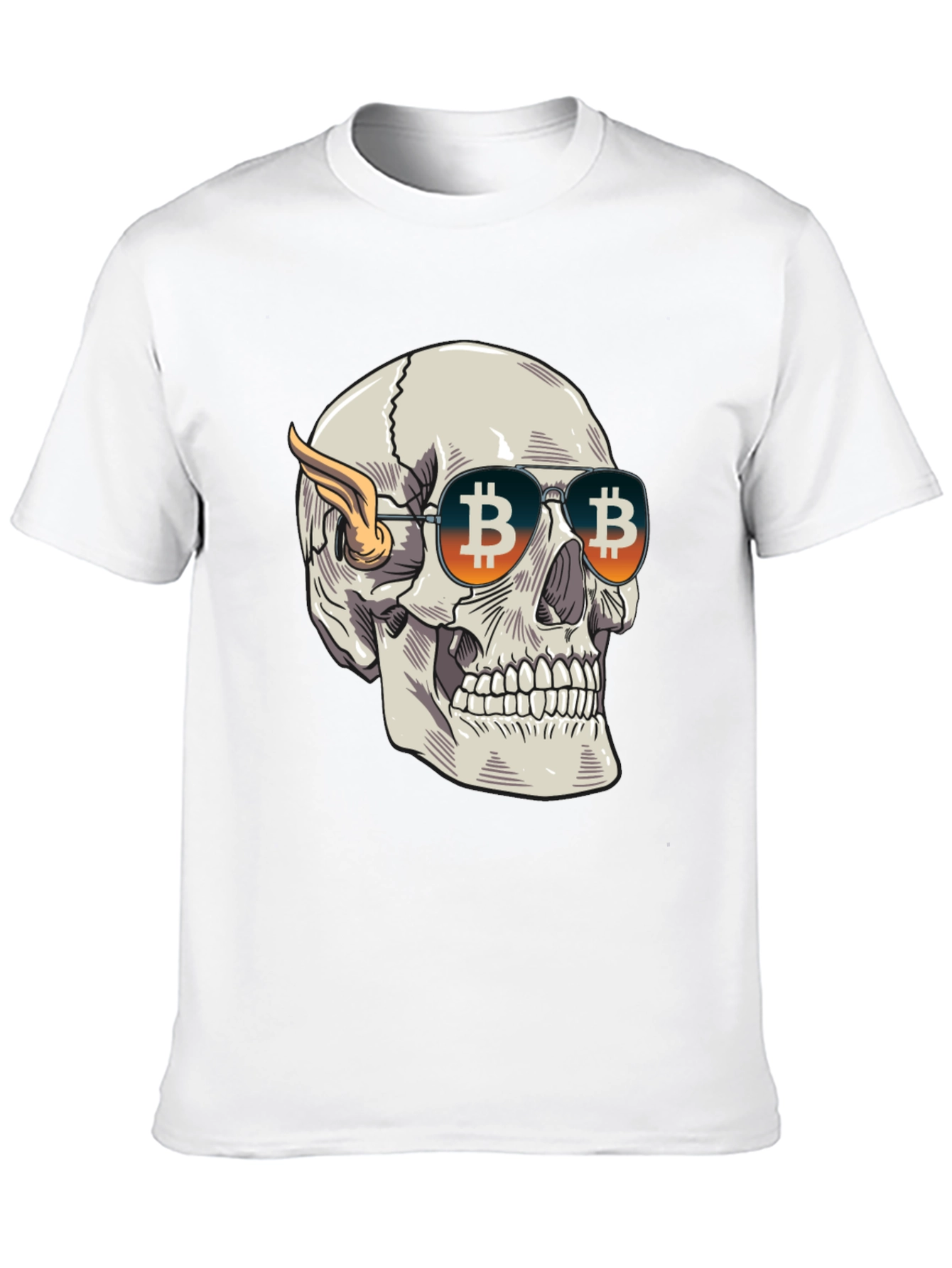 Bitcoin Skull Tee