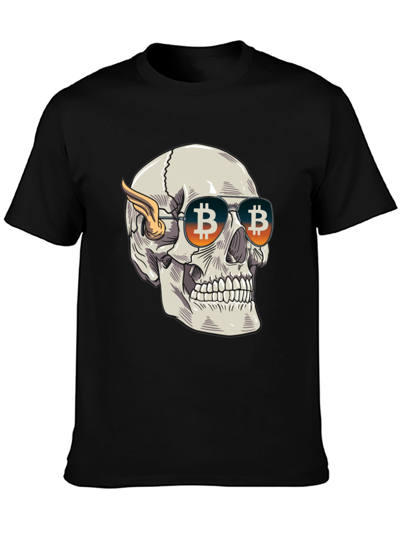 Bitcoin Skull Tee