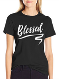 Blessed Graphic T-Shirt - Soft Cotton Blend