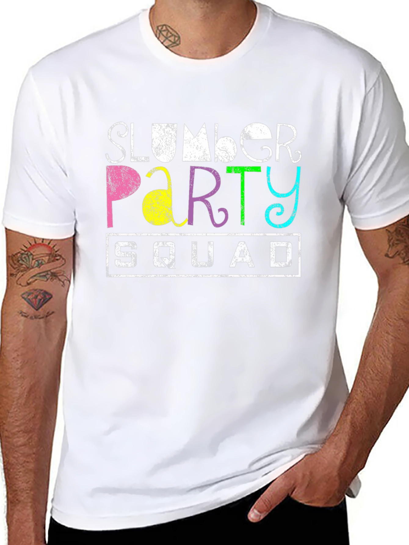 Slumber Party Squad Graphic T-Shirt