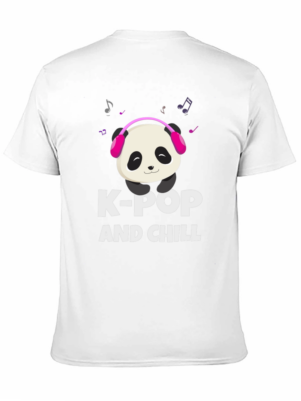 K-Pop and Chill Panda Graphic Tee