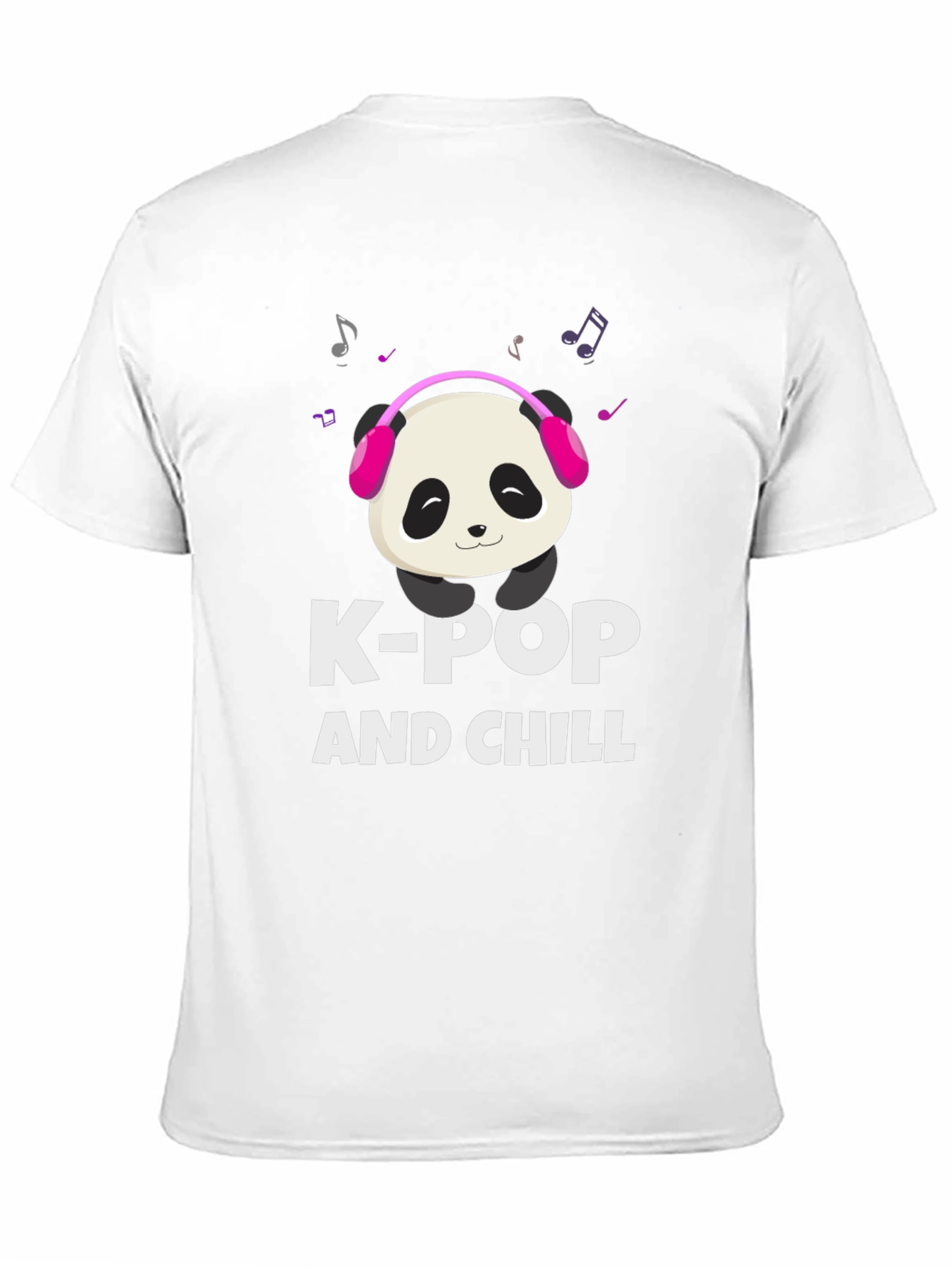 K-Pop and Chill Panda Graphic Tee