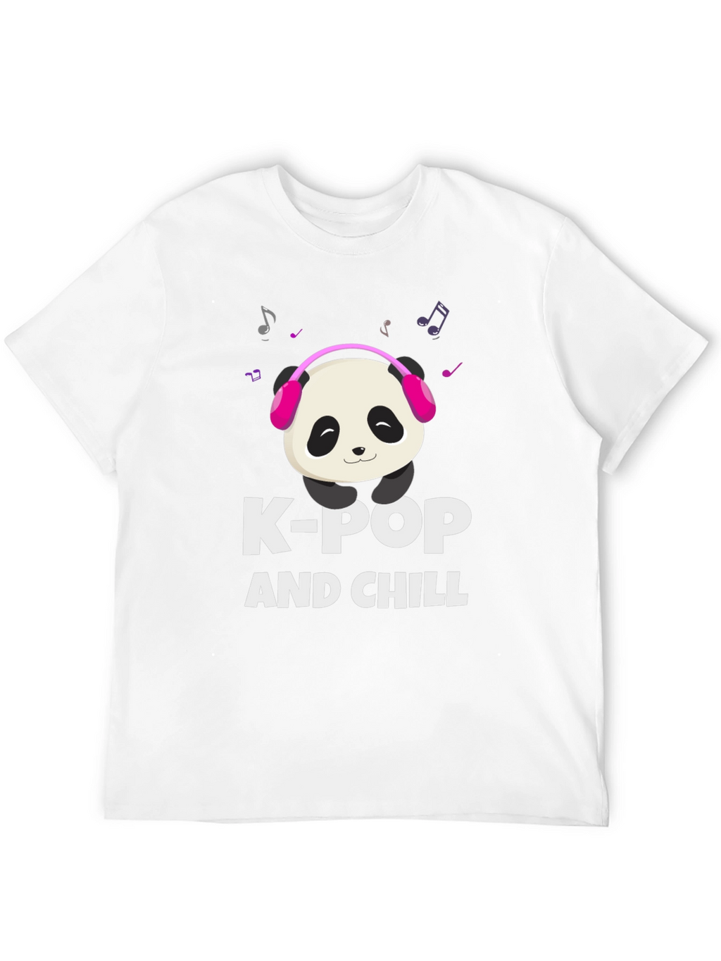K-Pop and Chill Panda Graphic Tee