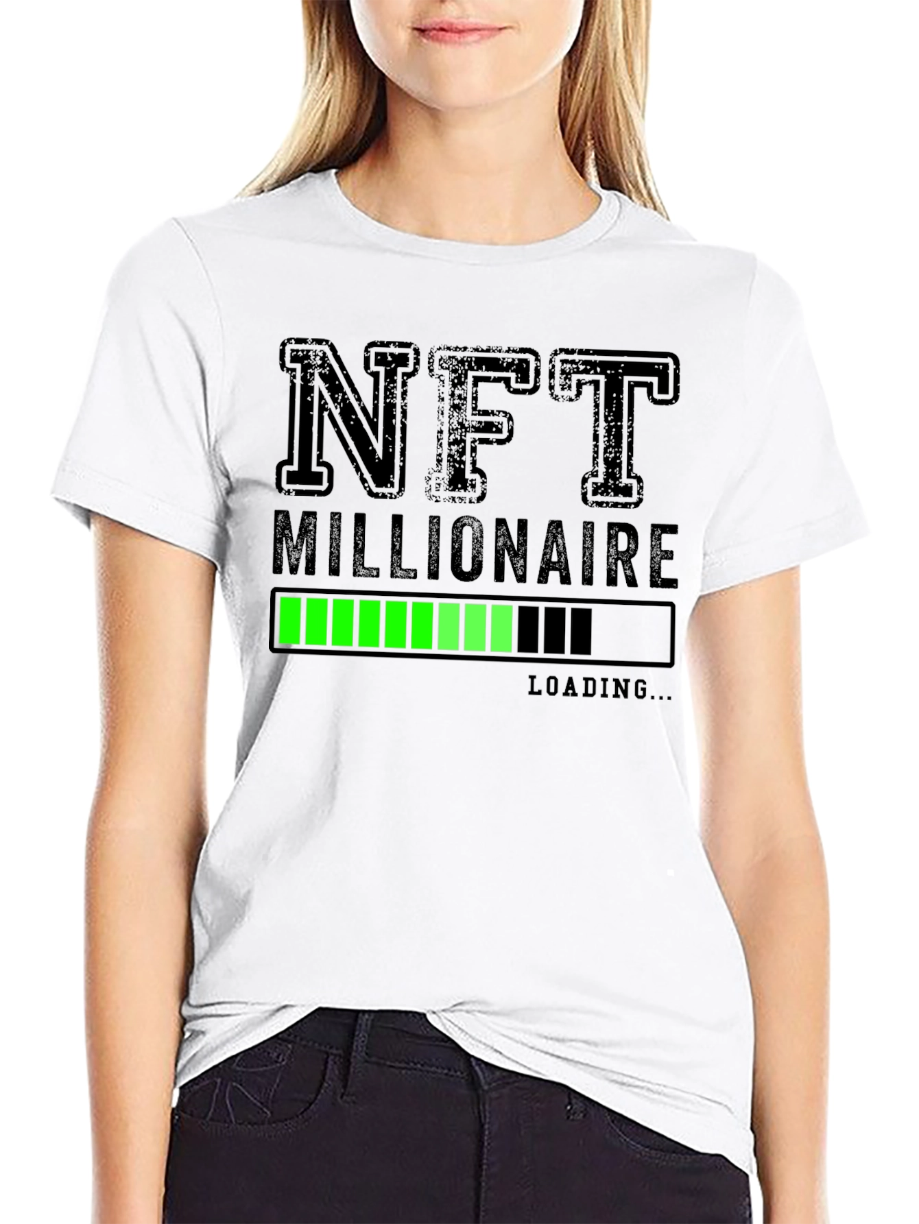NFT Millionaire Loading T-Shirt - Black