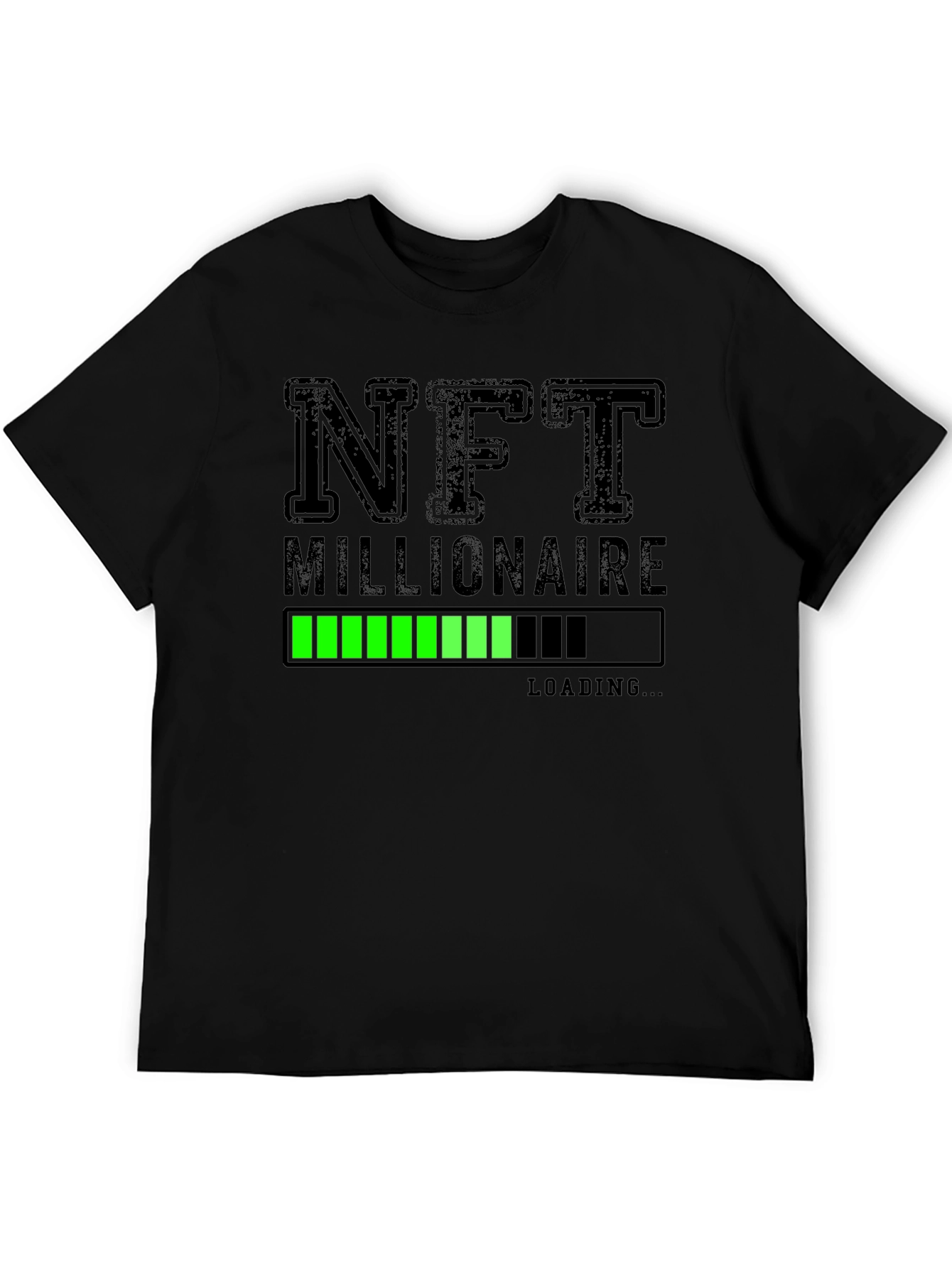 NFT Millionaire Loading T-Shirt - Black