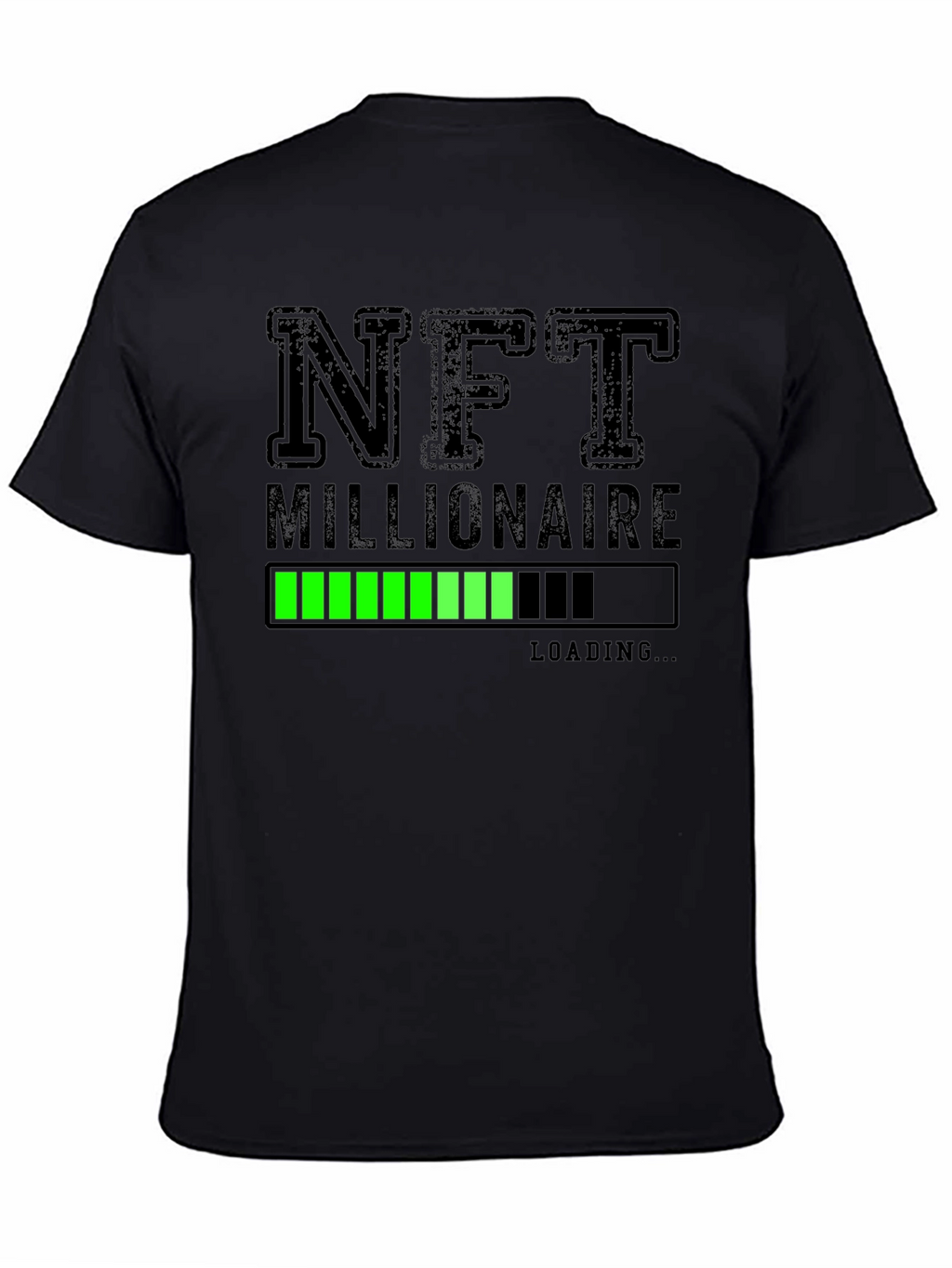 NFT Millionaire Loading T-Shirt - Black