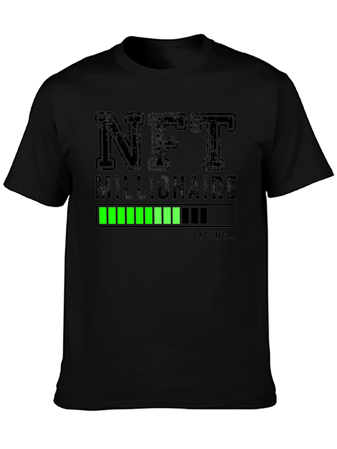 NFT Millionaire Loading T-Shirt - Black