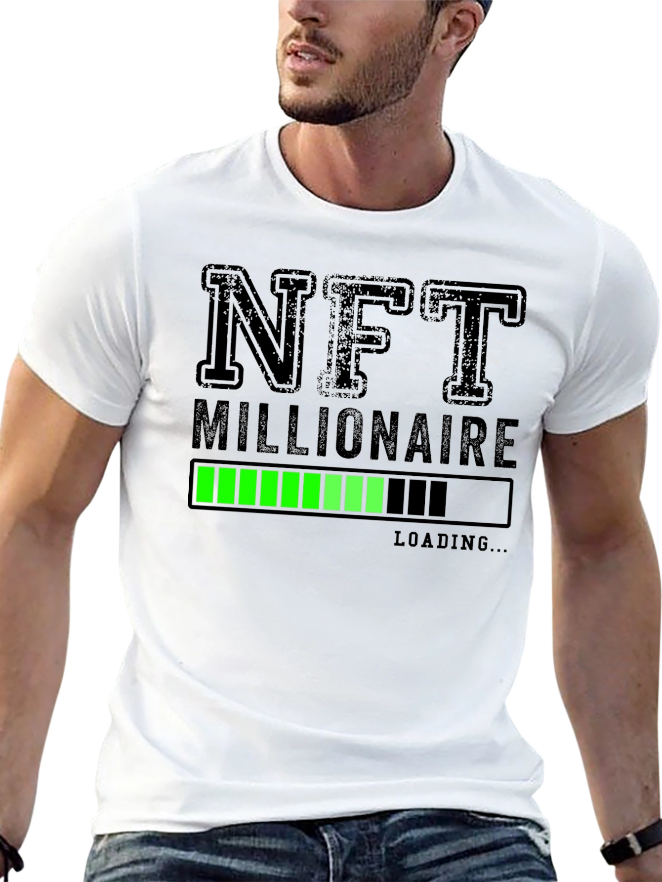 NFT Millionaire Loading T-Shirt - Black