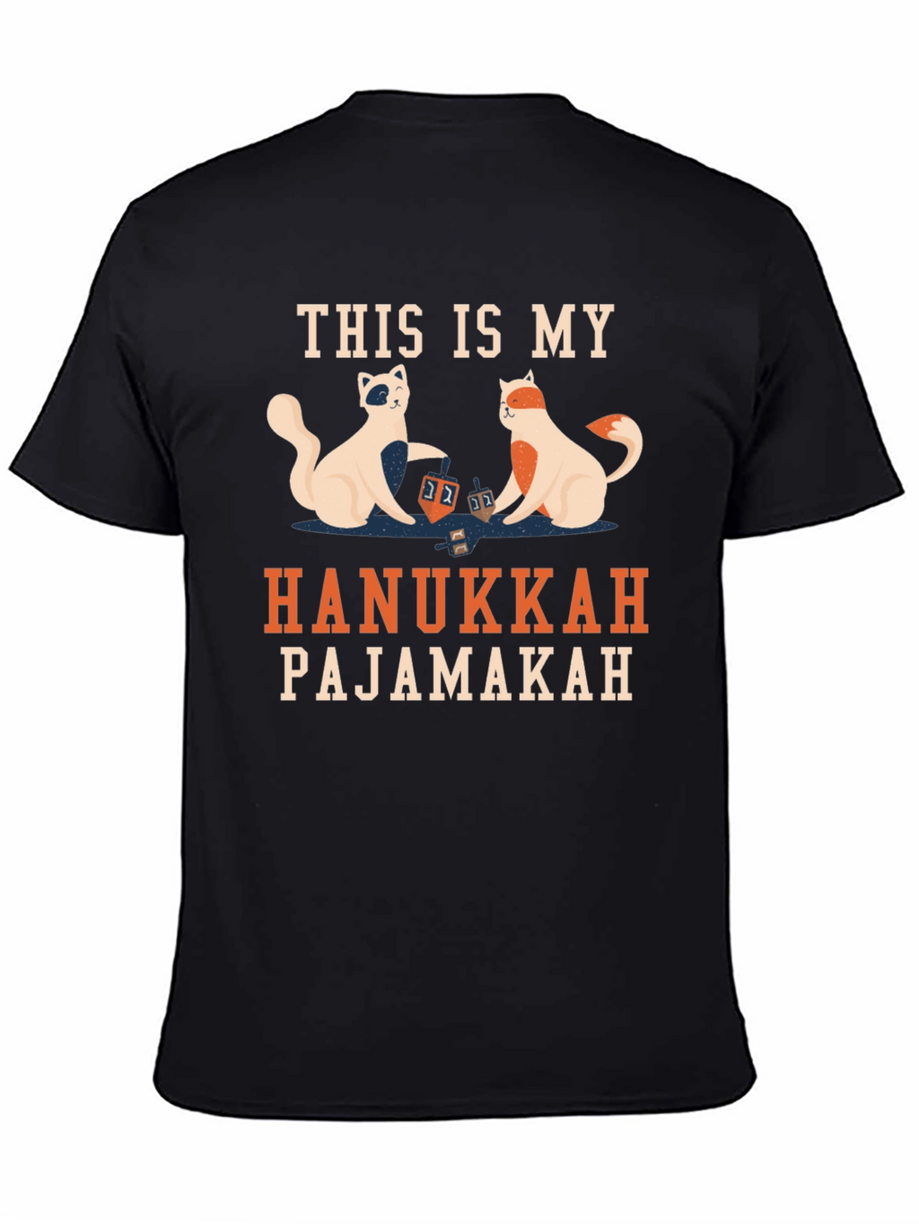 Hanukkah Pajamakah Cat T-Shirt