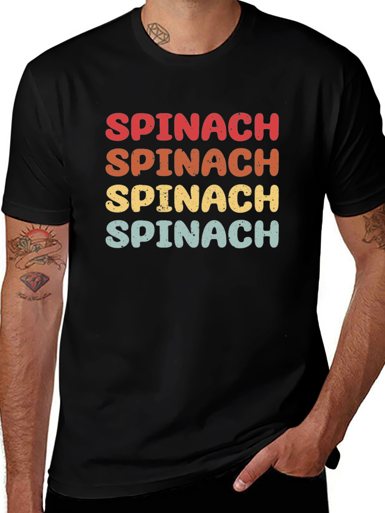 Retro Spinach Lover T-Shirt