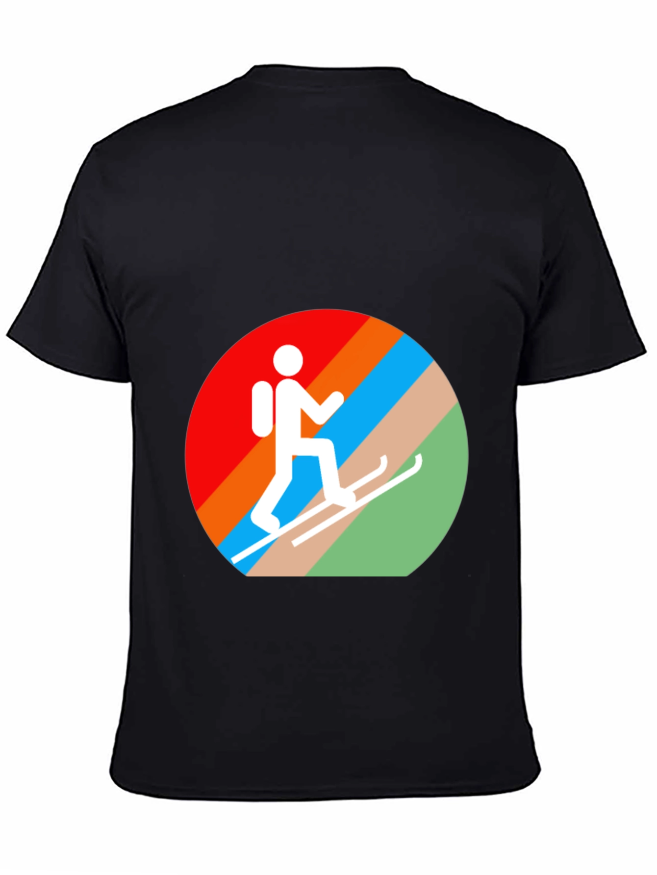 Ski Hiker Graphic Tee - Active Lifestyle Shirt