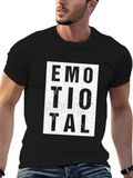 Emotional Graphic Tee - Trendy Style