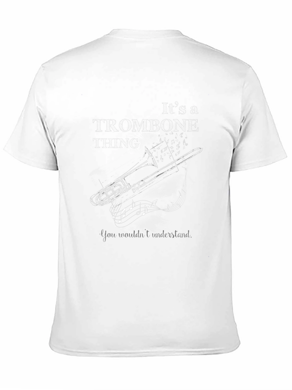 Trombone Player Tee - Music Lover Gift
