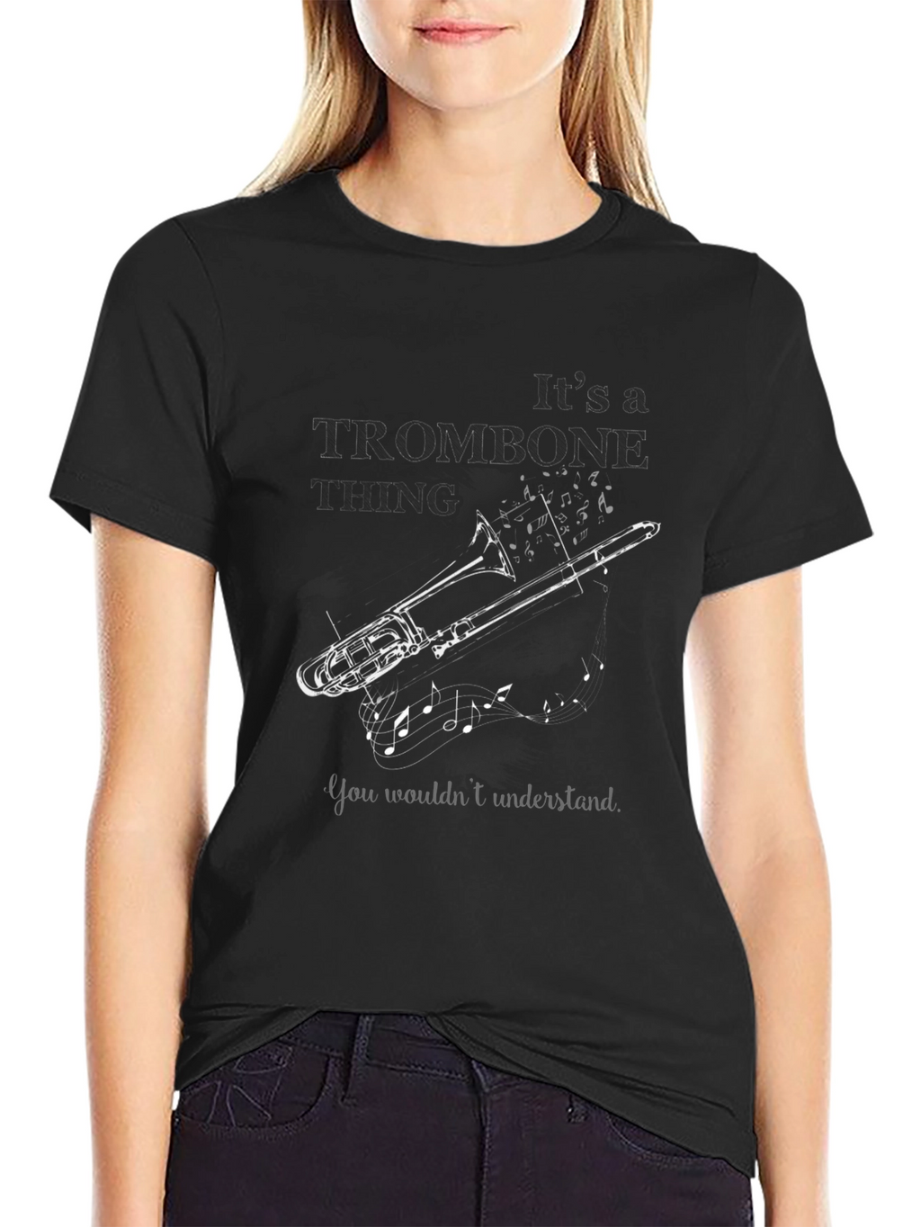 Trombone Player Tee - Music Lover Gift