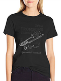 Trombone Player Tee - Music Lover Gift